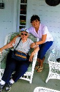 Julia (Judy) Kish Dorrough; Norma Stout; Norma s home in Florida